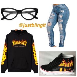 Cat eye style everyday stylist glasses